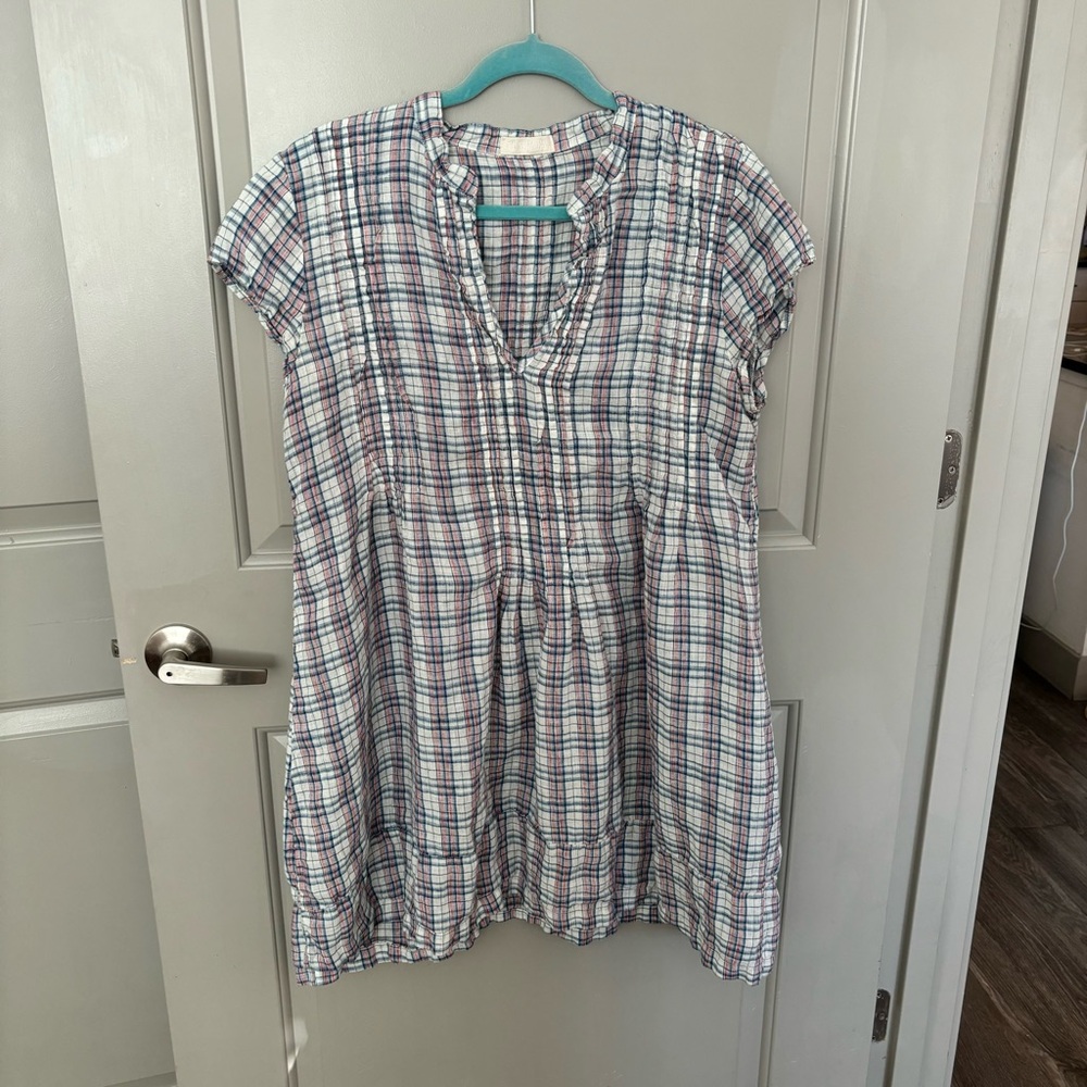 CP Shades Regina Cap Sleeve Dress Linen - Picture 4 of 7